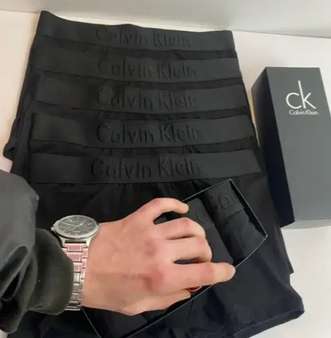 Набір однотонних чоловічих трусів боксерів 5 шт | Розміра M L XL XXL _1_M фото
