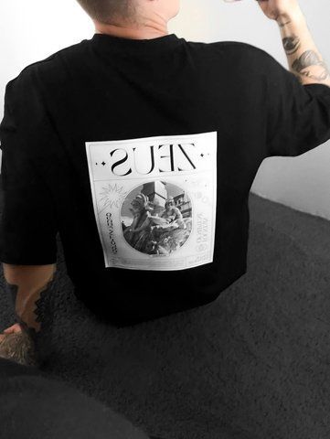 Чоловіча футболка базова з бавовни 100% (S&ndash;XL) Fi1KK1_M фото