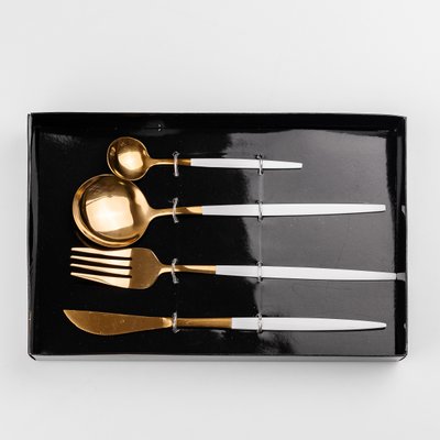 Набір столових приборів Cutlery set із нержавіючої сталі на 1 персону 4 штуки 2047833084 фото