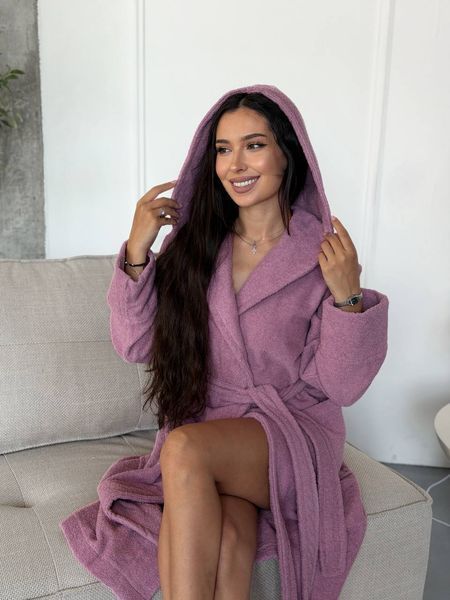 Жіночий білий махровий халат із 100% натуральної бавовни M/L&ndash;3XL 1130_XXL_XXXL фото